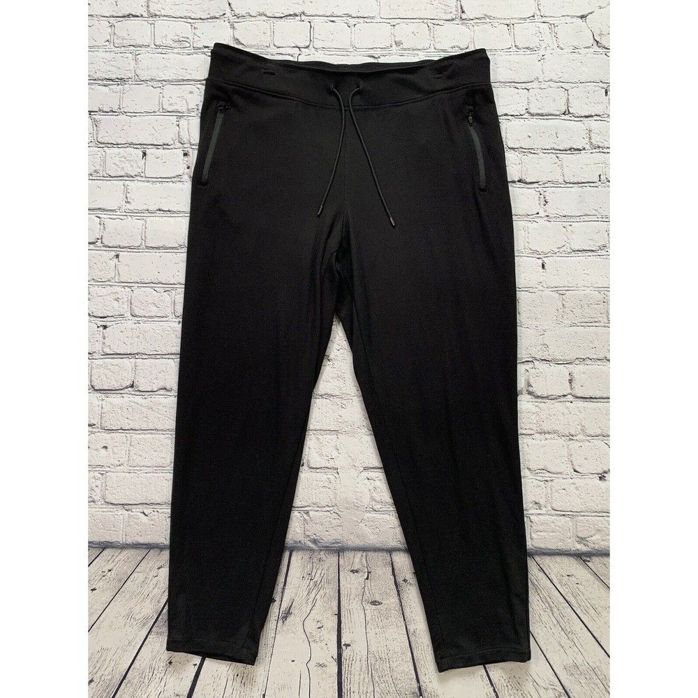 Lauren Ralph Lauren Women’s Size L Black Sweat Pants Work Out/Exercise/Lounge